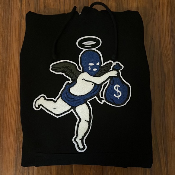 NWOT Hastamuerte Unisex Logo Textured Hoodie - Picture 9 of 11